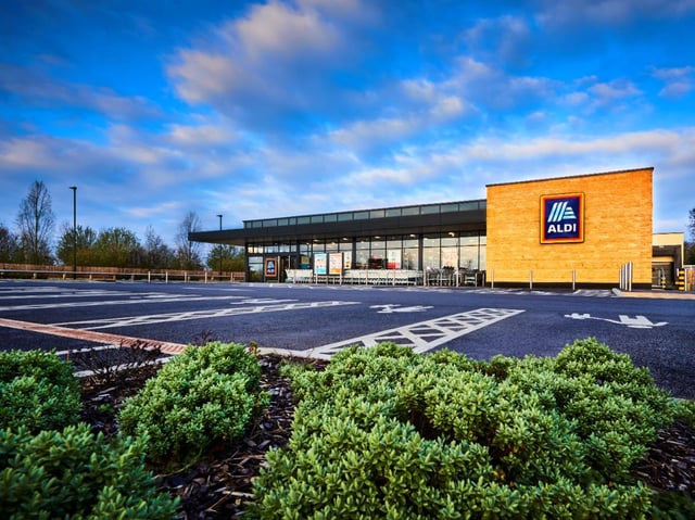 Stock image of an Aldi store