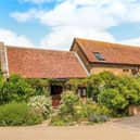This five bedroom detached barn conversion in Gubblecote is on the market right now