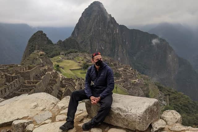 Jack at Machu Pichu (C) Simon Double