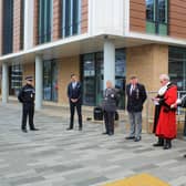 Dacorum Borough Council's flag raising ceremony at The Forum in Marlowes