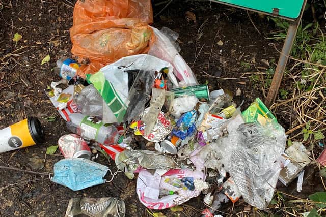Rubbish left in the area (C) Lee Payton