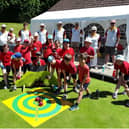 Youngsters from St Thomas More School were given a taster session in bowls by volunteers at Berkhamsted Bowls Club