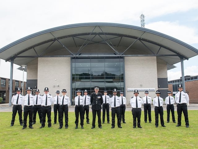 The new detectives graduating
