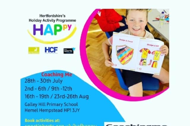 The sport activity programme will be at Galley Hill Primary School