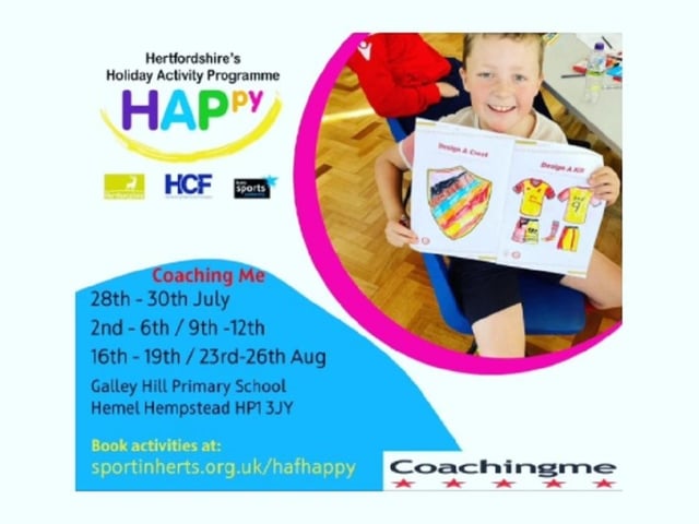 The sport activity programme will be at Galley Hill Primary School