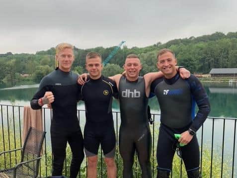 The gym's first triathlon was a success with 5,000 raised for Motor Neurone Disease Association - South Herts Branch