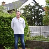 Phillip in the garden of the support service