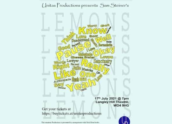 Cerys is starring as Bernadette in Lemons Lemons Lemons Lemons Lemons by Sam Steiner