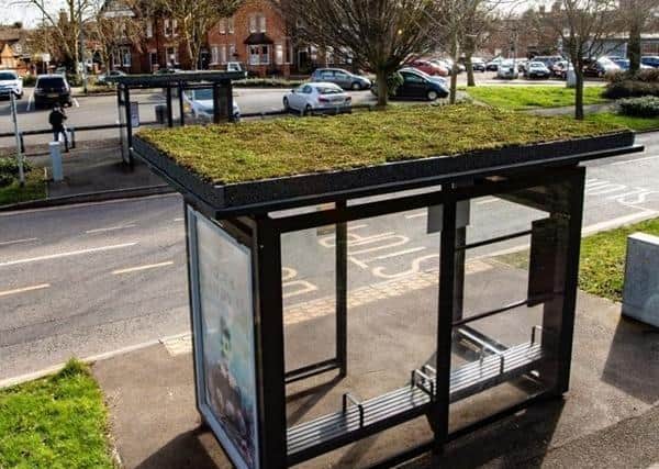 Here's what the green bus shelters coming to Hemel Hempstead could look like (image has been used for illustrative purposes)