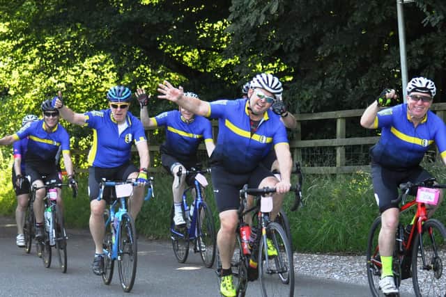 Hundreds of cyclists took on the Hemel Hillbuster fundraiser (C) Trevor Hill