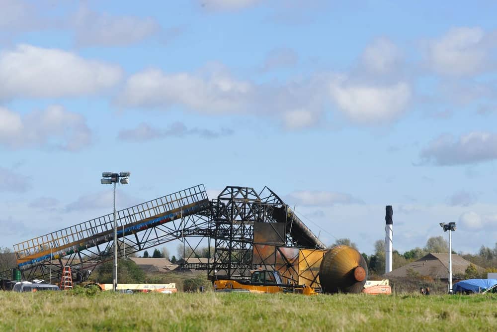 Filming at Bovingdon Airfield