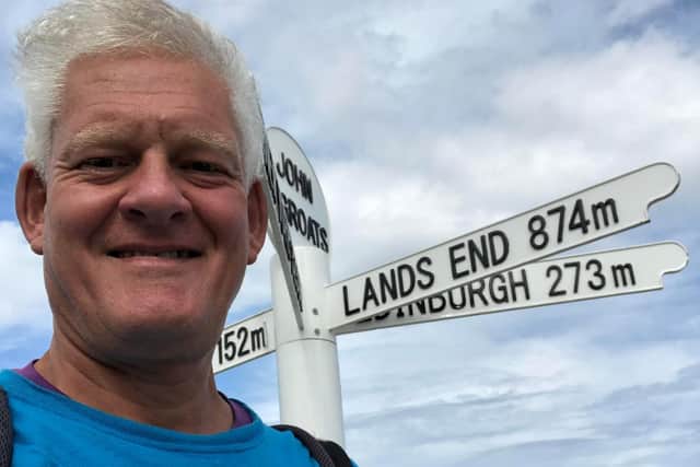 Nick's 58-day journey saw him travel along many famous UK walking routes