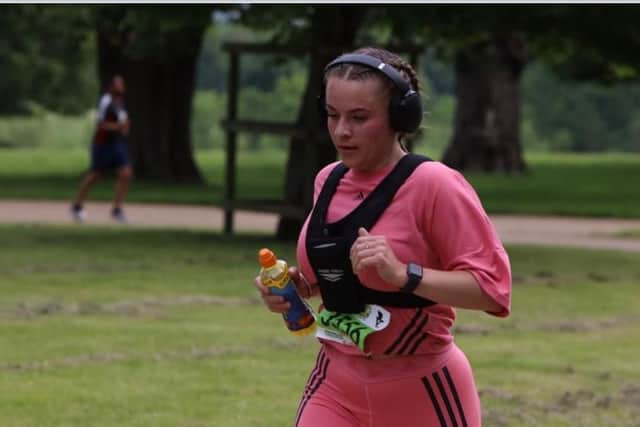 Robyn training for this year's London Marathon