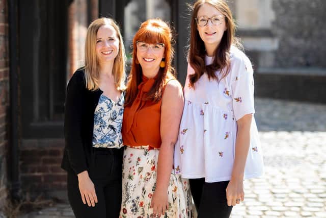 Laura Gutlé (Florist), Kate Parrott (Head Florist), Fiona Nicholls (Florist)