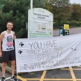 Marathon runner Stuart who took part last year