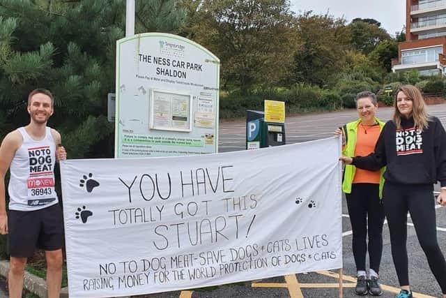 Marathon runner Stuart who took part last year