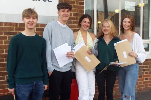 Students celebrate 'excellent' results at Tring School (C) Tring School
