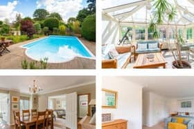 This five bedroom detached home with it's own swimming pool in Berkhamsted is on the market