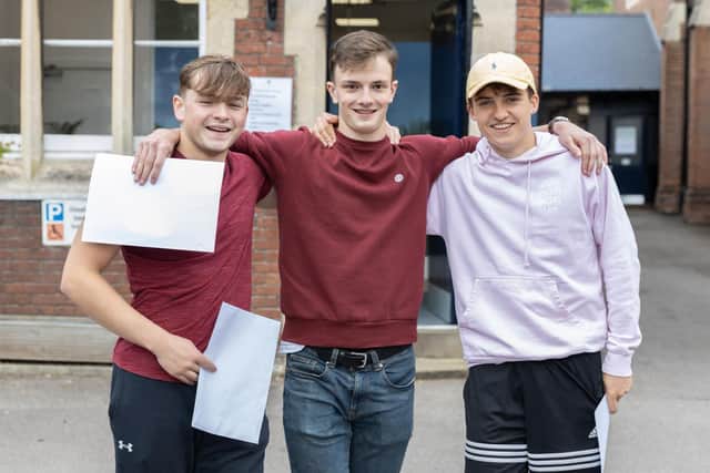 Students celebrate results at Berkhamsted School (C) Berkhamsted School
