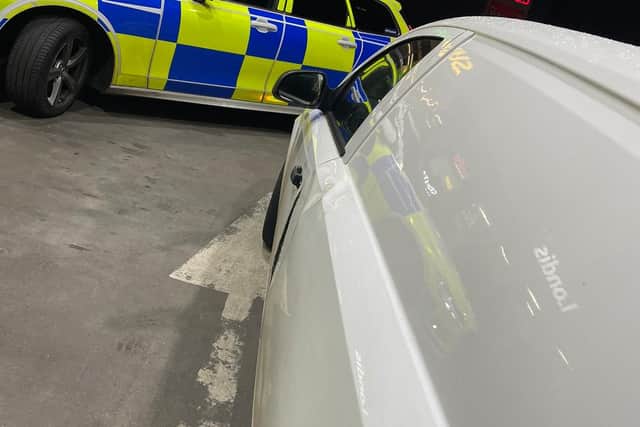 The vehicle was seized by police (C) BCH Road Policing Unit Twitter (@roadpoliceBCH)
