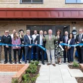 A special ribbon-cutting event took place to celebrate the opening of the new homes (C) Hightown Housing Association