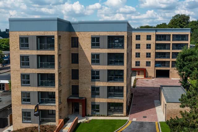 Poppy and Primrose Court, Wood Lane, provide 44 new affordable homes (C) Hightown Housing Association