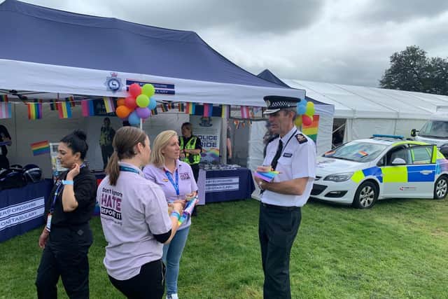 The event is an opportunity for engagement between the police and the LGBT+ community (C) Hertfordshire Police