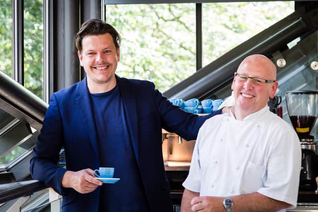 Andrei Lussmann and Group Head Chef Nick McGeown