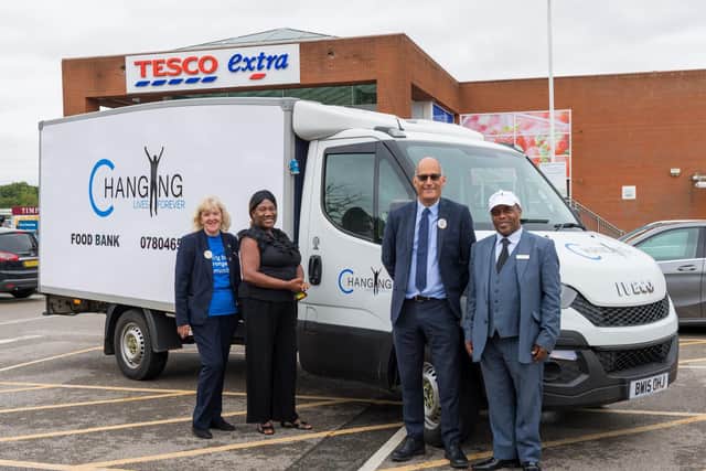 Tesco Extra Hemel Hempstead donates delivery van to help charity tackle food poverty