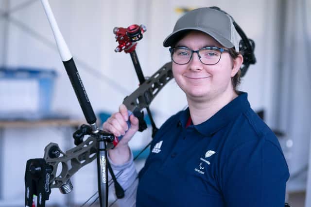 Jess Stretton is going for gold! (C) imagecomms - ParalympicsGB Archery