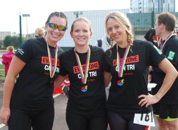 The event is ideal for beginners or the experienced triathlete