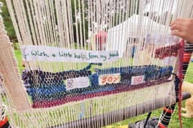 Some of the messages on the loom