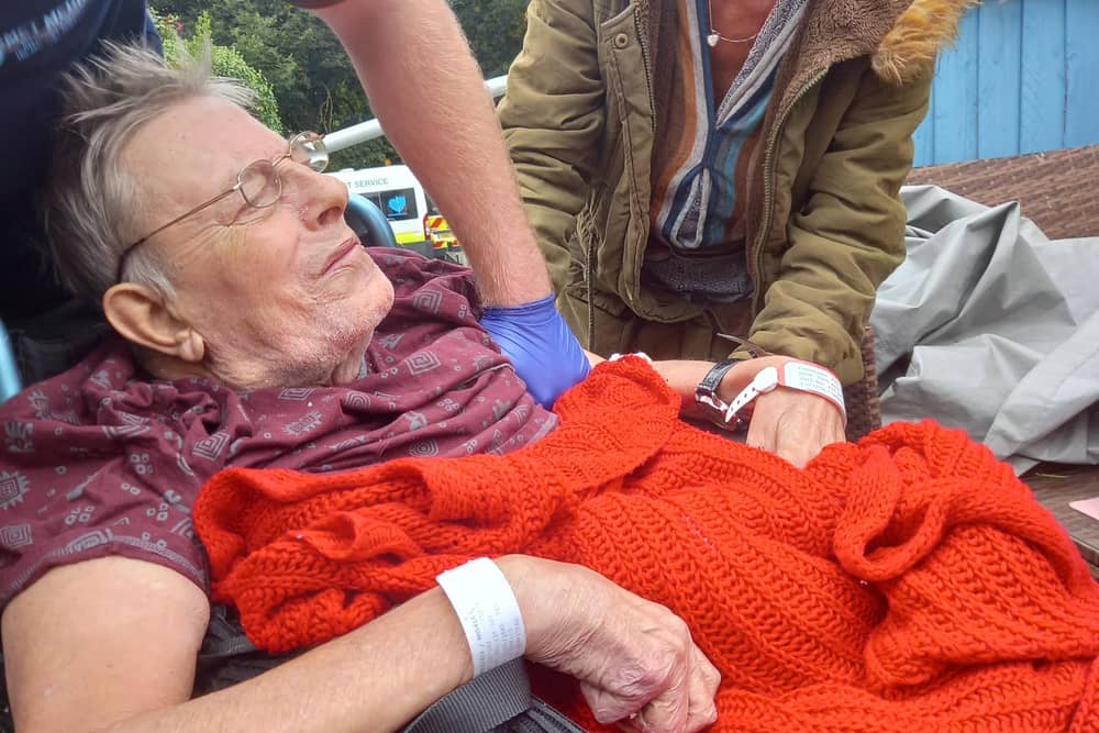 Margaret has complained to the East of England Ambulance Service about her husband's experience