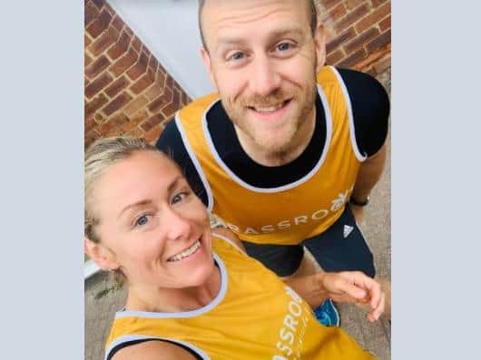 Katie and Steven are preparing to run the marathon this weekend