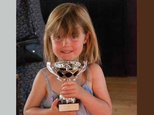 Isla Cooper won the child cup