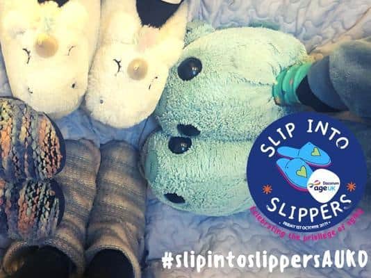 You can take part in the slipper-thon on Friday, October 1