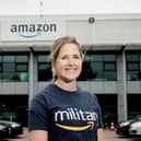 Helen is encouraging fellow veterans to attend Amazon Military Programme events