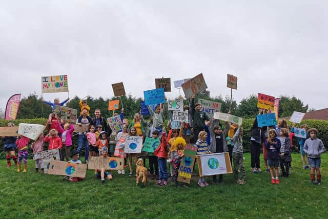 Climate march in Berkhamsted