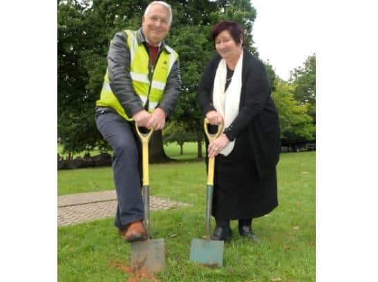 Rt Hon Sir Mike Penning MP and Margaret Sharp