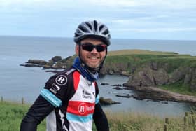 Richard Brash taking part in the Tour Divide a 2,750 mile race from Banff to the US Mexico border