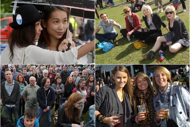 We have festival photos galore in our Echo archive tribute to fans at live music events.