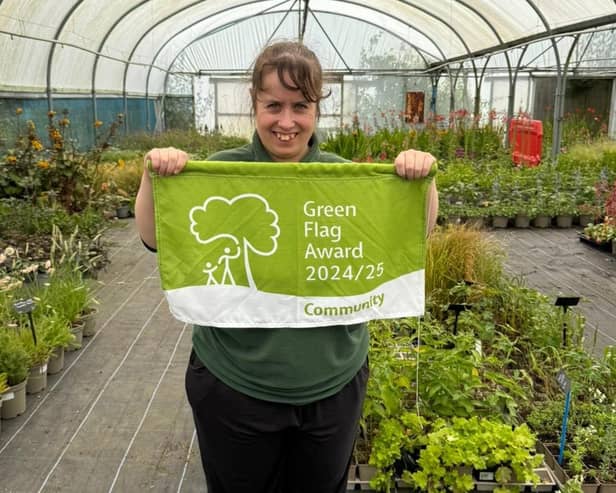 Our trainees are proud to display the Green Flag on site