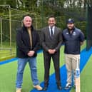 MP Gagan Mohindra with Graham Gurney (Chairman) and Dave Henderson (General Manager)