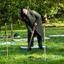 Cllr Dhyani at Highfield Community Garden. Image: Warren Cooper Photography