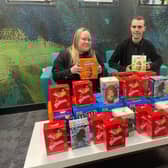 Operations Manager Clare Benton and Teacher Michael Albon