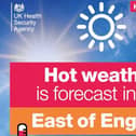 The UK Health Security Agency has warned people to stay safe and take precautions in the heat with temperatures due to pass 30C this weekend
