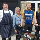 Luke with the team at The Grand Junction in Buckingham.