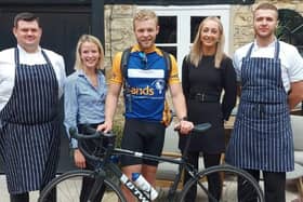Luke with the team at The Grand Junction in Buckingham.