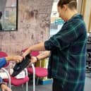 A slipper swap event in Royston