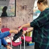 A slipper swap event in Royston